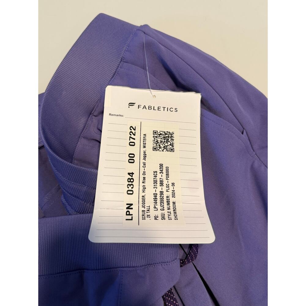 NWT Fabletics Scrub Set Method Flex Top High Rise… - image 11
